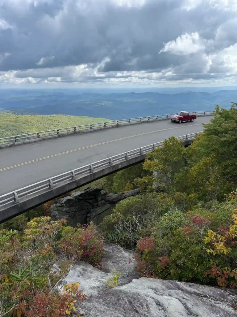 Blue Ridge Parkway Viaduct Drive Near Blowing Rock, NC