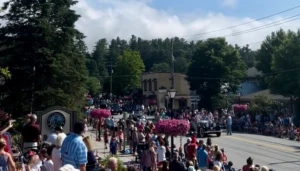 Fourth of July Parade on Main Street in Blowing Rock NC